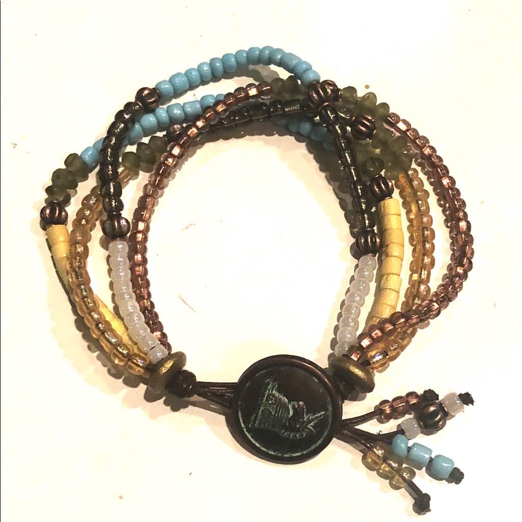 Leather Multi-Strand Bracelet